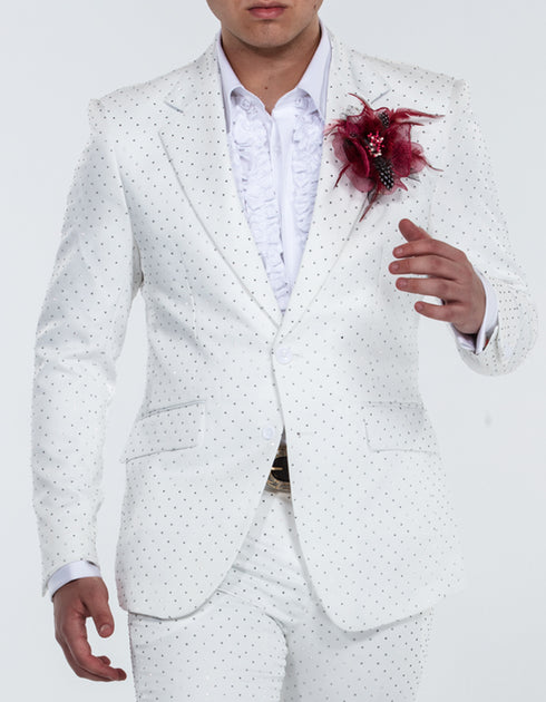Designer Tuxedo Mens Rhinestone Tuxedo Jacket Mens Sequin Suits