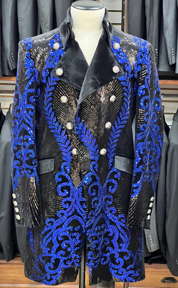 sparkly long coat men,Angelino