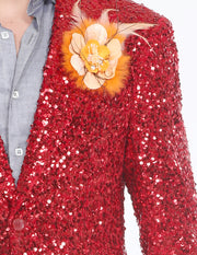 Sequin jacket for men ed, Close up, Angelino