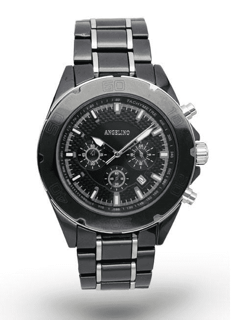 Mens Fashion Watch Ceramic Black - Men's - styles - Fashion - ANGELINO