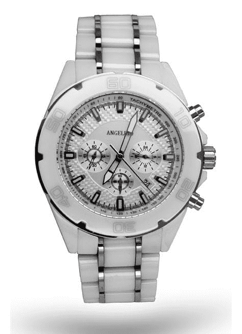 Men's Fashion Watch Ceramic White - Fashion - Styles - Men's - ANGELINO