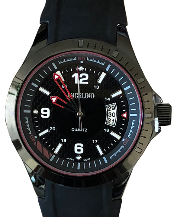 Men's Fashion Watch Asteroid Black- Mens - Fashion - Accessories - ANGELINO