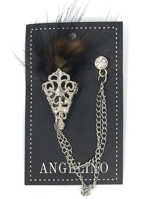 Lapel Pin, Feather - ANGELINO