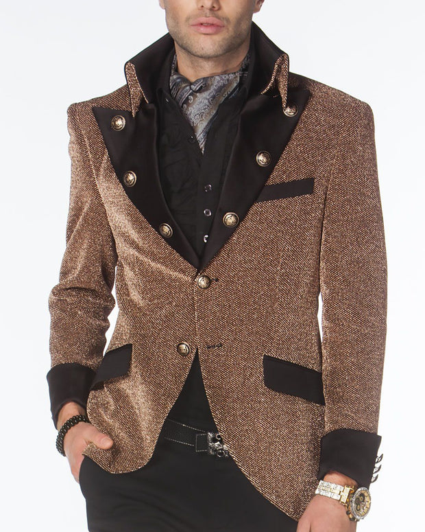 Prom Blazer - Lord D. Bronze - Semi Long Blazer - Blazers - Prom - Tuxedo - ANGELINO