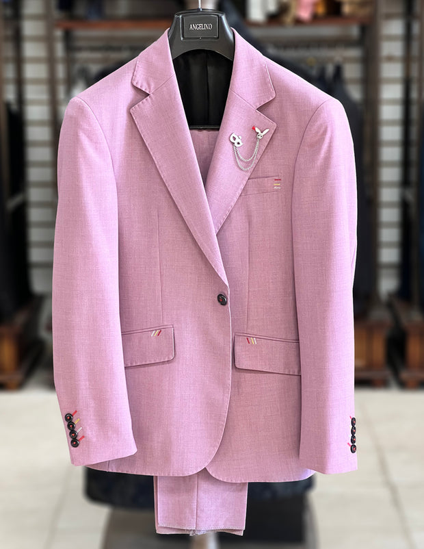 Purple suit for men, ANGELINO