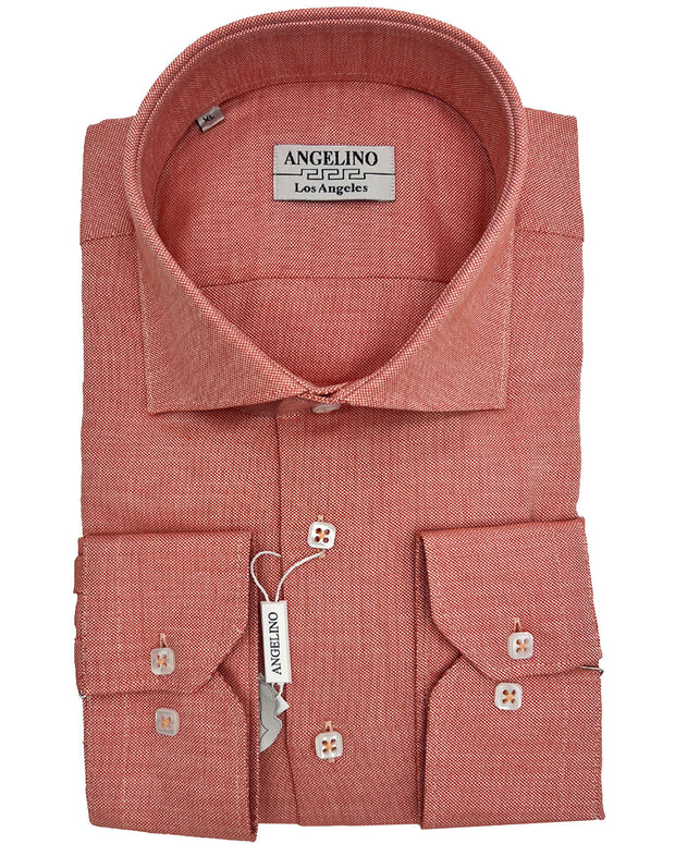 red cotton shirt - ANGELINO
