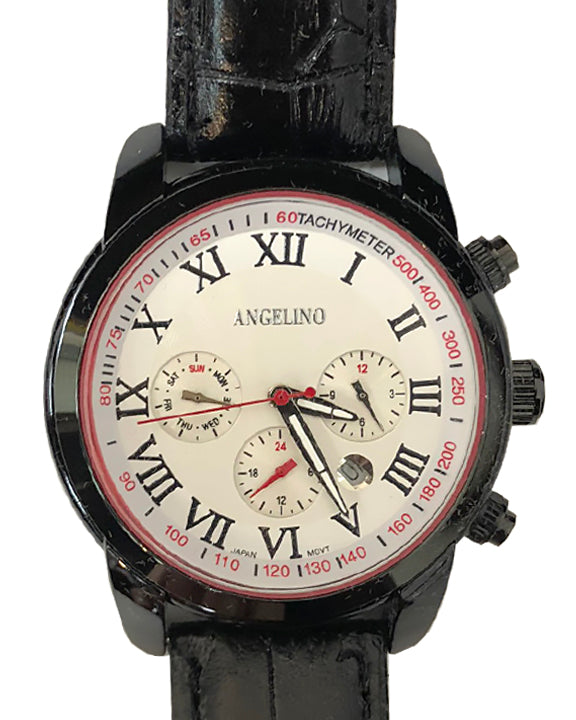 Men's Fashion Watch Saturn White- Mens - Fashion - Accessories - ANGELINO