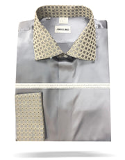 Men's Fashion Silk Shirt 153F - ANGELINO
