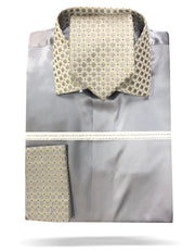 Men's Fashion Silk Shirt 153F - ANGELINO