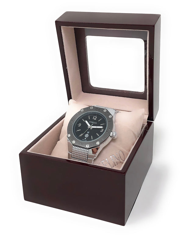 Men's Fashion Watch Titan Black- Mens - Fashion - Accessories - ANGELINO