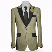 Men's Sport Coat Blazer Grant Green - ANGELINO
