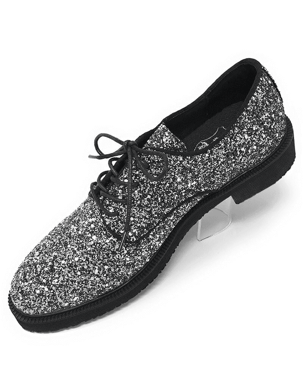 Men's Fashion Shoes MJ Silver - ANGELINO