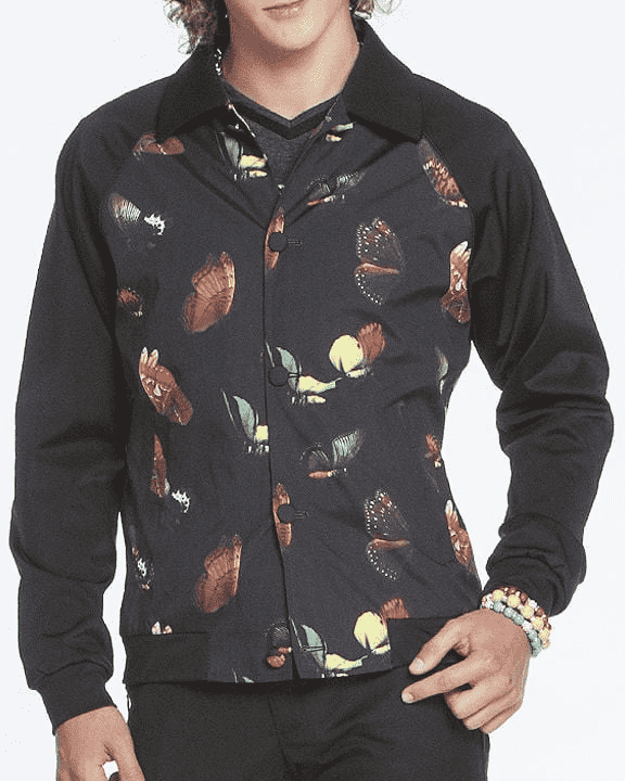 Bomber Jacket, Butterfly - Sport Jacket - Fashion Mens - ANGELINO