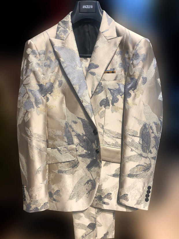 prom suit, bej Angelino