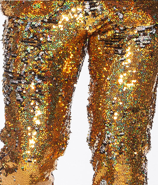 Golden Sequins Pants