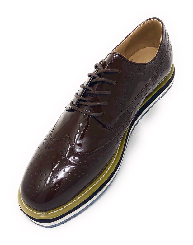 Men's Leather Shoes - Spirit Brown - Fashion-Mens - ANGELINO