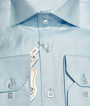 light blue dress shirt - ANGELINO