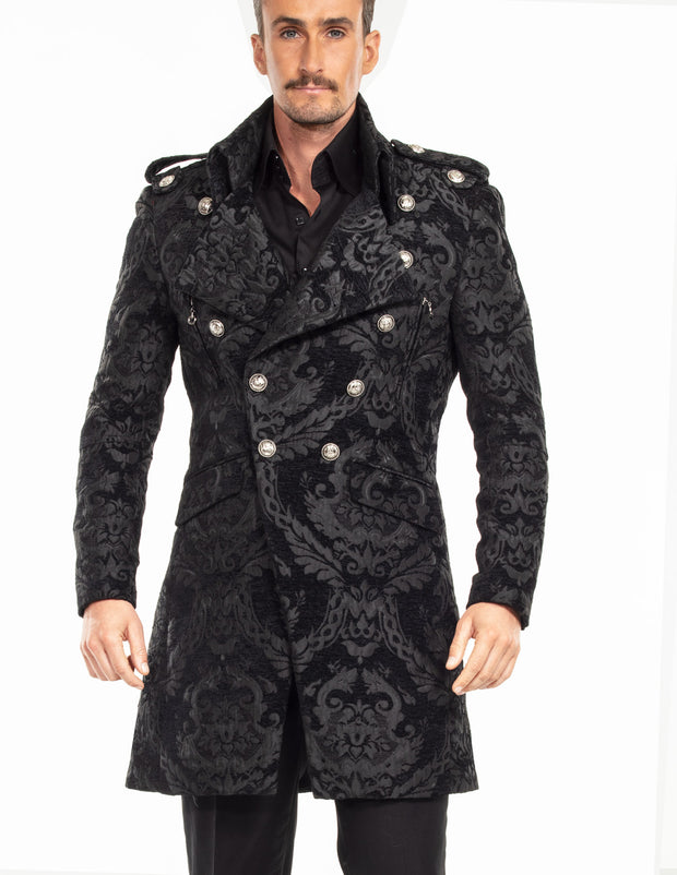 black long coat for men, Angelino