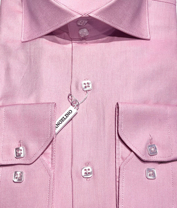 Pink Dress Shirt, Oxford Pink