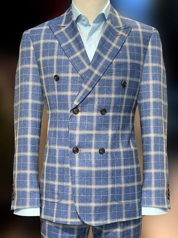 plais-suit-blue-bej-double-breasted, Angelino