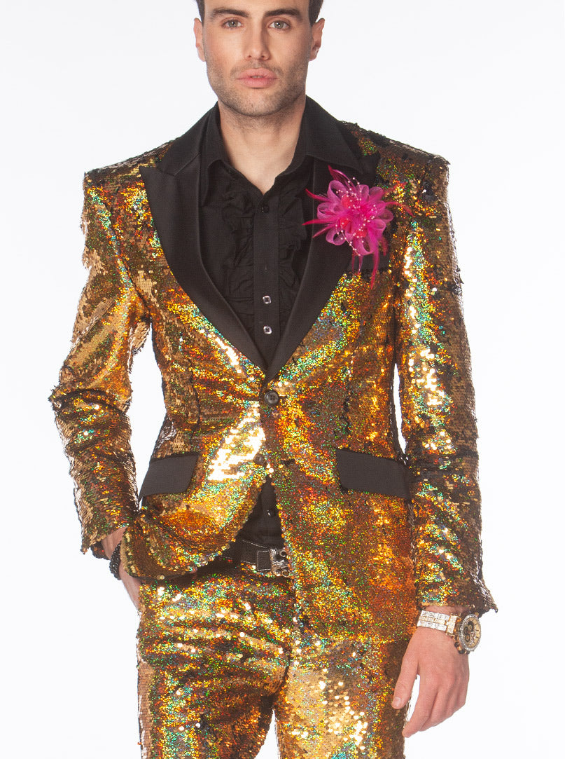 Men Jacket Gold Suit Fancy Dress EQWLJWE Mens One Button Sequin Dress Suit Jacket Party Festival Men Jacket Gold Suit Fancy Dress EQWLJWE Mens One Button Sequin Dress Suit Jacket Party Festival