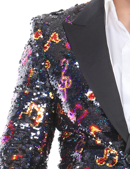 mens sequin jacket fancy dress sequin jacket for men, music design
