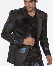 Stylish Men's Fashion Blazer and Sport Coat Sky Blue - ANGELINO