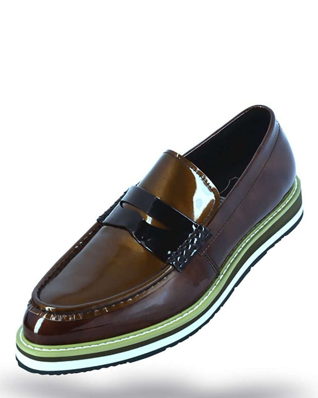 Men's Leather Shoes, Loafer, Bahama Coffee - Mens - Fashion - Shoes - ANGELINO