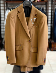 brown prom suit. ANGELINO