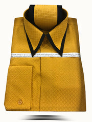 Mens Silk Shirt,  SJ Gold - Dress shirts - Fashion - ANGELINO
