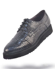 Men's Leather Shoes - London Gray - Fashion - Men -  Stylish - ANGELINO