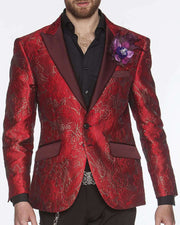 Men's Fashion Lapel Flower Flower3 Purple - ANGELINO