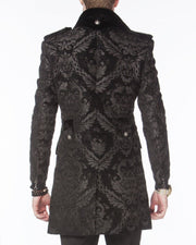 Men's Fashion Jacket - Majesty Black/Black - Stylish - Coat - Long - ANGELINO