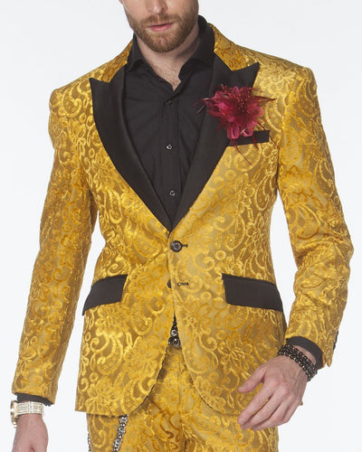 Tuxedo for men, New Salsa Gold - Stylish - Mens - Suits                                                                     - Prom - Wedding - Tuxedo - ANGELINO