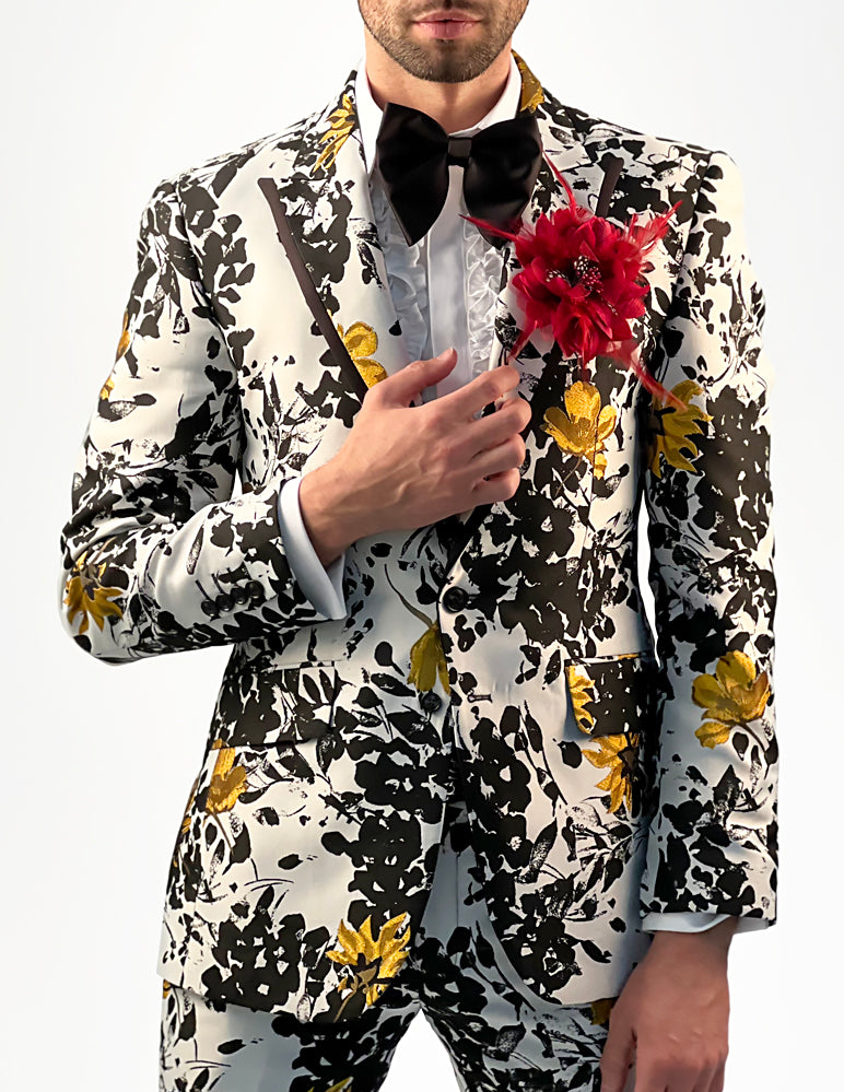 Prom outfits men, Floral Alpha Gold Prom outfits men, Floral Alpha Gold