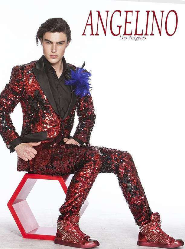 Red Sequin Suits - Prom - 2020 - ANGELINO