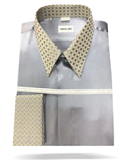 Men's Fashion Silk Shirt 153E - ANGELINO