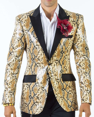 Sequin blazers for men - Tiger 2 - Tuxedo - Prom - Wedding - ANGELINO