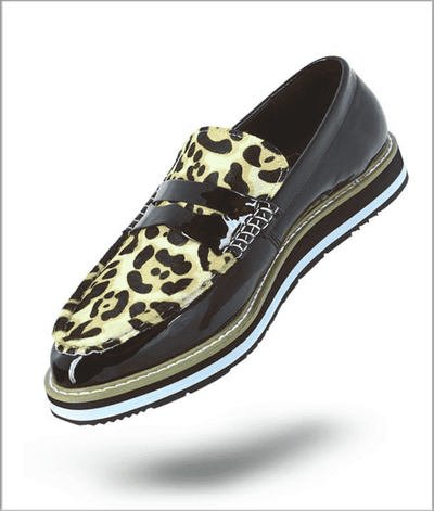 Men's Fashion Shoes, Al Tiger-Leather-Loafer-2020 - ANGELINO
