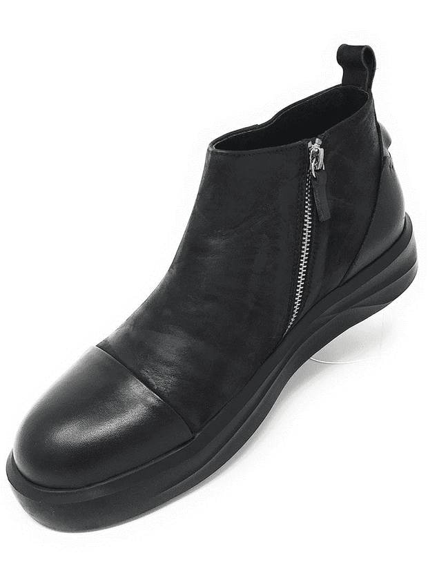 New Men's Fashion Boots Bobby 2 Black - ANGELINO