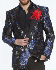 Men's Fashion Lapel Flower- Flower6 Red - ANGELINO