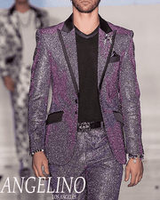 Mens Fashion Suit - Tuxedo - ANGELINO