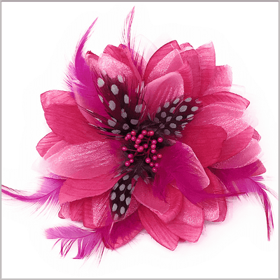 Men's Fashion Lapel Flower- Flower1 Pink - ANGELINO