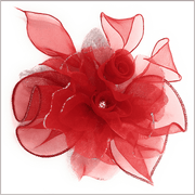 Men's Fashion Lapel Flower- Flower2 Red - Prom - Tuxedo - Fashion - ANGELINO