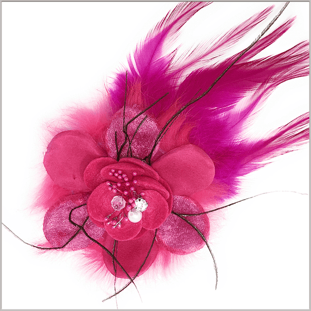 Men's Fashion Lapel Flower- Flower3 Pink - ANGELINO