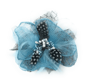 Men's Fashion Lapel Flower- Flower5 Turquoise - ANGELINO