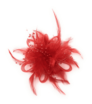 Men's Fashion Lapel Flower- Flower6 Red - ANGELINO