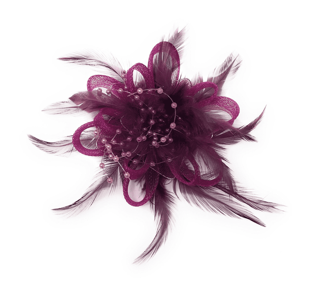 Men's Fashion Lapel Flower- Flower6 Purple - ANGELINO