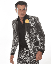 Men's Fashion Suit-Croc Suit - Tuxedo - Prom - Suits - ANGELINO