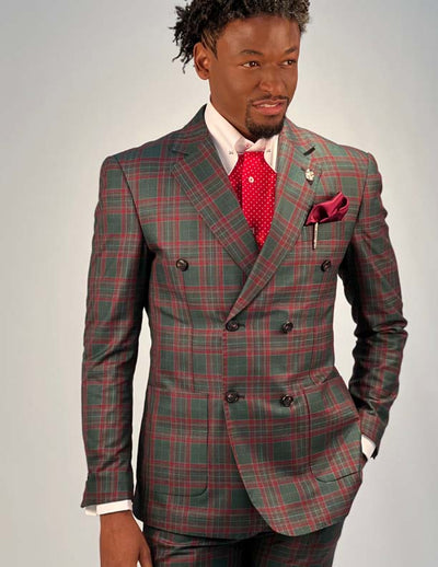 green plaid suits.ANGELINO